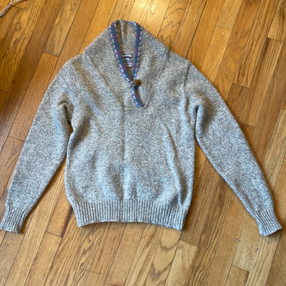 Vintage Cambridge Drygoods wool sweater, oatmeal color